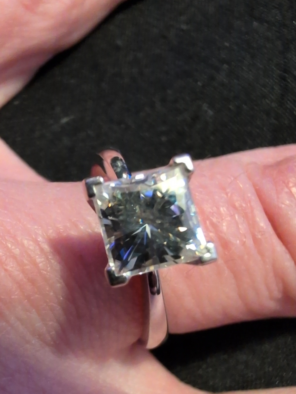 Princess-Cut Diamond Engagement Ring